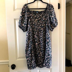 Old Navy Floral Peasant Dress XL